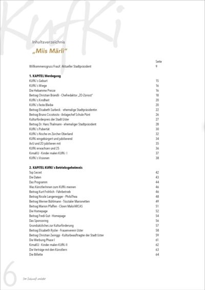 Jubiläumsbuch «Miis Märli»